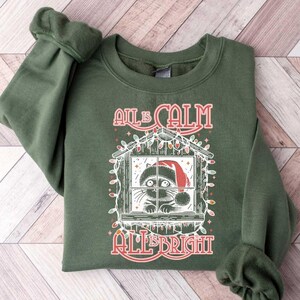 Cats Christmas Sweatshirt, Trendy Sassy Retro Girl Christmas Cat Mom Shirt, Christmas Gift, Christmas Cat Shirt