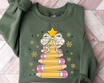 Christmas Teacher Sweatshirt, Love Christmas Teacher Shirt, Teacher Christmas Shirt, Christmas Teach Shirt, Christmas Gift For Teacher Shirt