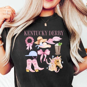 Kentucky Derby Coquette Shirt, Talk Derby To Me Shirt, Horse Racing Lover Shirt, Kentucky Derby Party Shirt, Kentucky Race Weekend Shirt