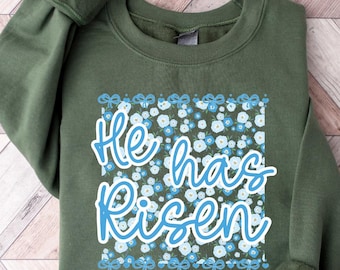He Has Risen Shirt Just As He Said T-shirt, Easter Faith Based Shirt, Easter Christian Sweatshirt, Bible Verse Easter Gift, Easter Jesus Tee