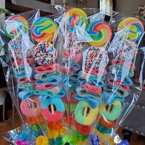 Brochettes de bonbons
