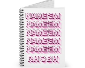 Trendy Spiral Notebook - Personalized Ruled Line Journal, Perfect for School, Gifts, Daily Journaling, Note-Taking
