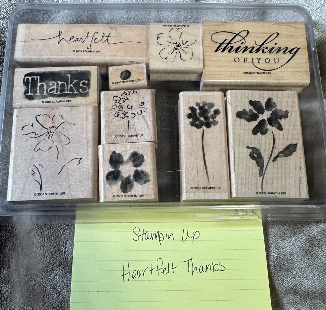 Stampin up Heartfelt Thanks - Etsy