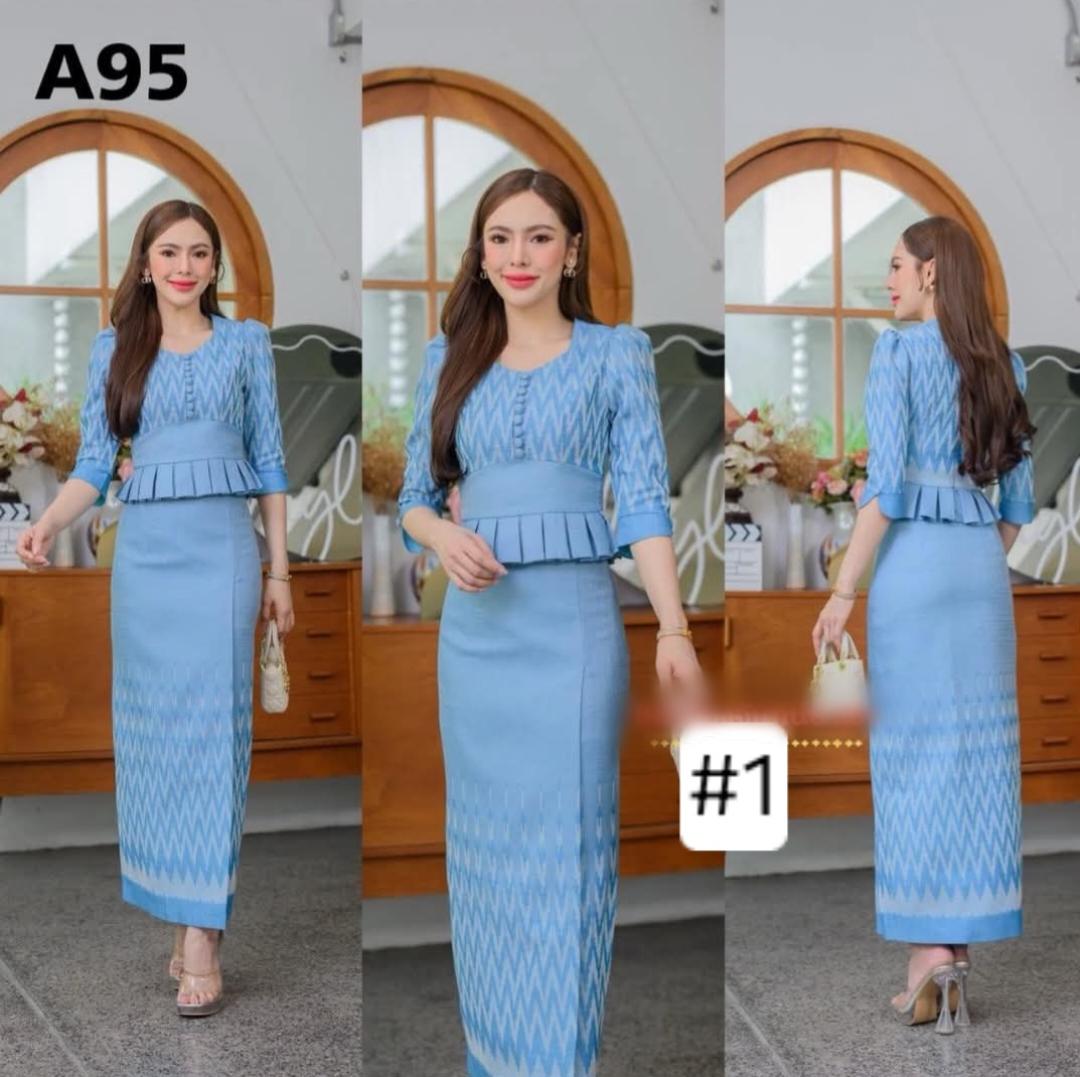 【Marchesa Notte】関税込☆サテン ミディワンピース ブルー Marchesa Notte New Arrivals