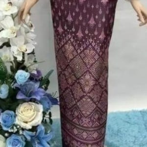 ちゃんすだあーさま専用LAO TEXTILES Pabiang Shoulder Cloth Lao Silk Sabai Sash Thai Lao