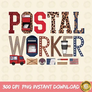 Postal Worker png sublimation design download Postal Worker life png Postal Worker Gift Postman Postal Worker Shirt Png Postal Service Gift