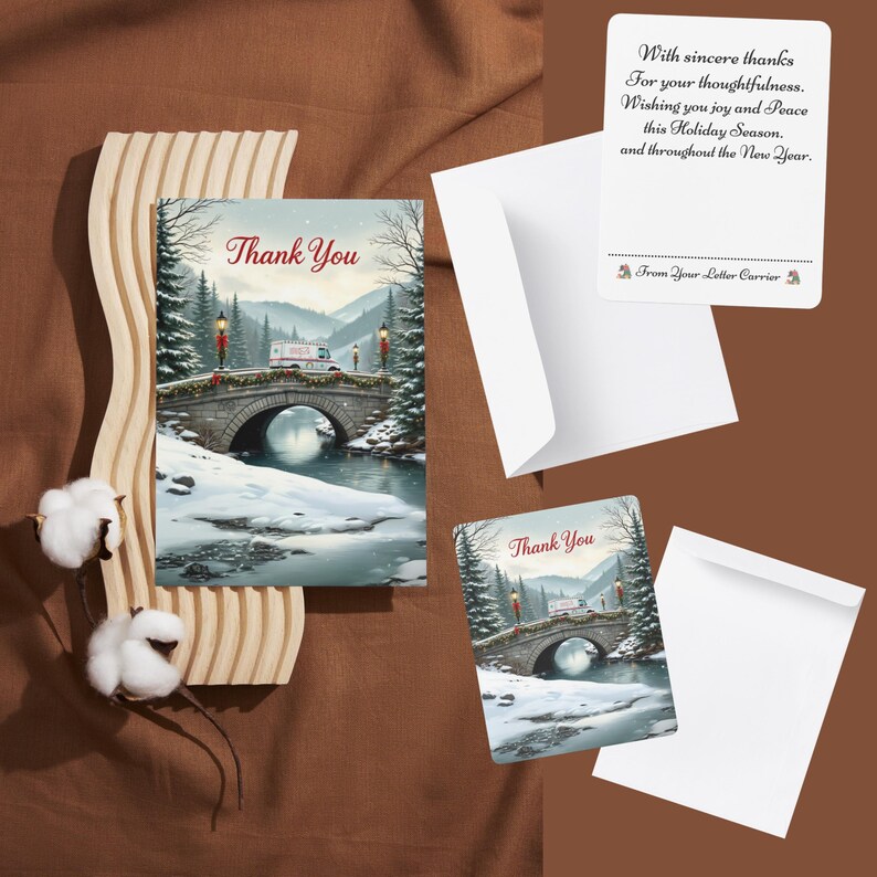 Letter Carrer Thank You Postcard Postal Postcards Mal Carrer Card