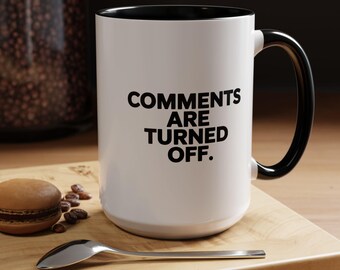 Opmerkingen zijn uitgeschakeld Koffiemok, Grappige introverte mok, Sarcastisch cadeau sociale media-recensent, beker antisociale humor