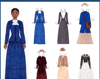 Harriet Tubman Paper Doll Kit