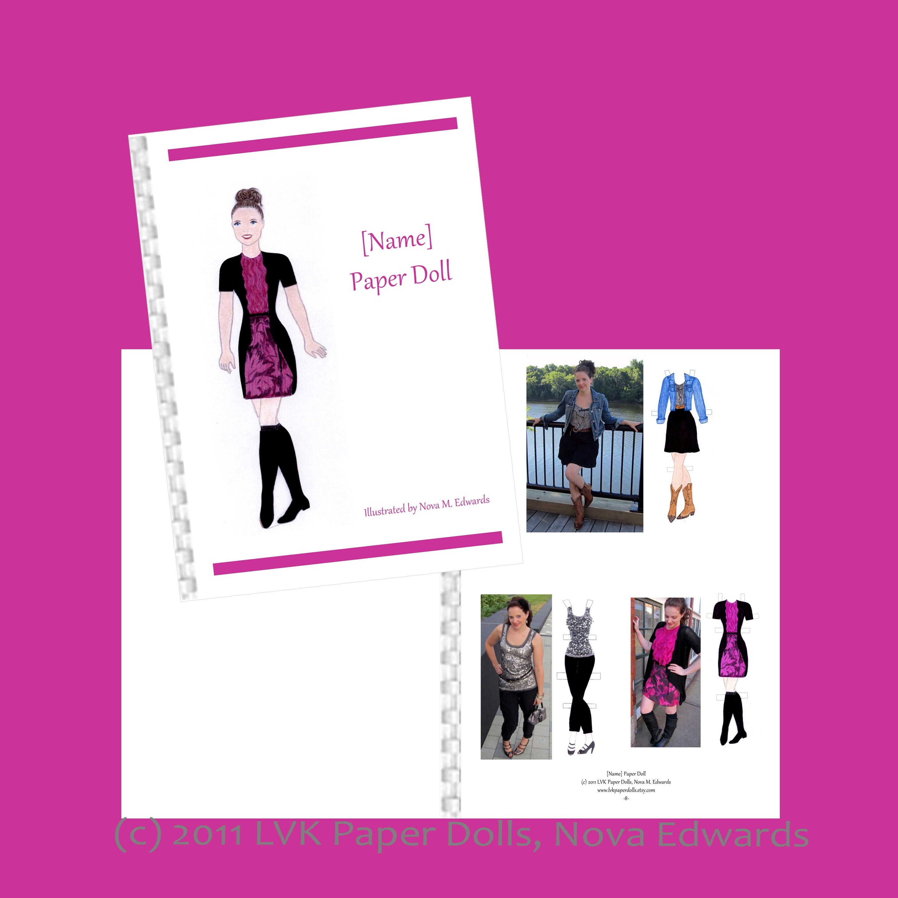 personalized paper dolls