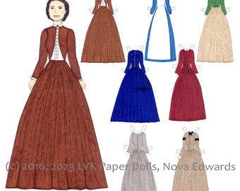 Clara Barton Paper Doll Kit