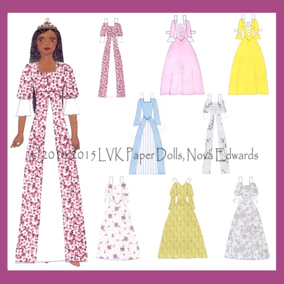 paper doll princess