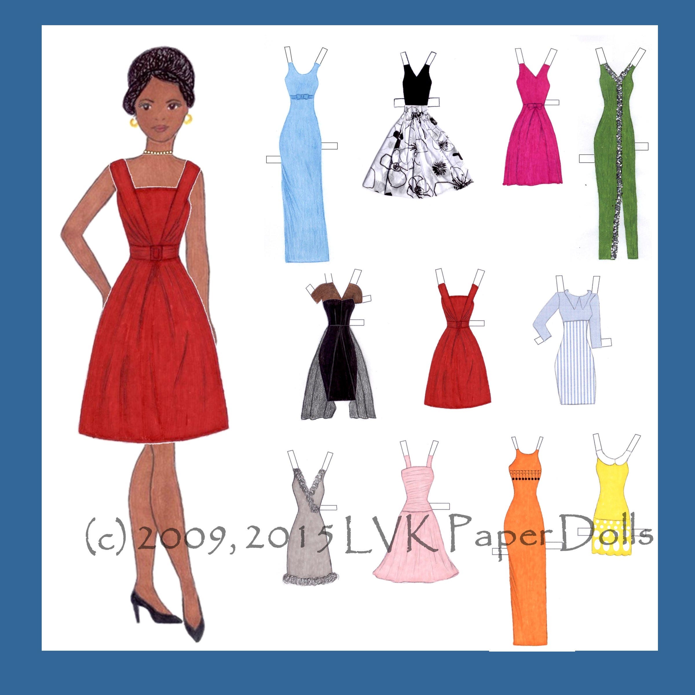 paper doll model