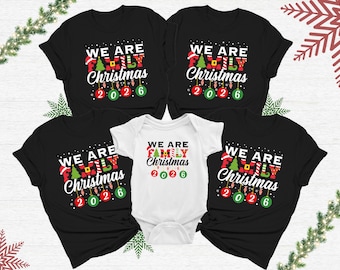 Family Christmas 2026 T-Shirt, Matching Holiday Tee