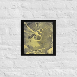 Antiker Mond Oberflächen Druck, Vintage Mond Kunst, Historische Himmlische Karte, Klassische Astronomie Wand Dekoration