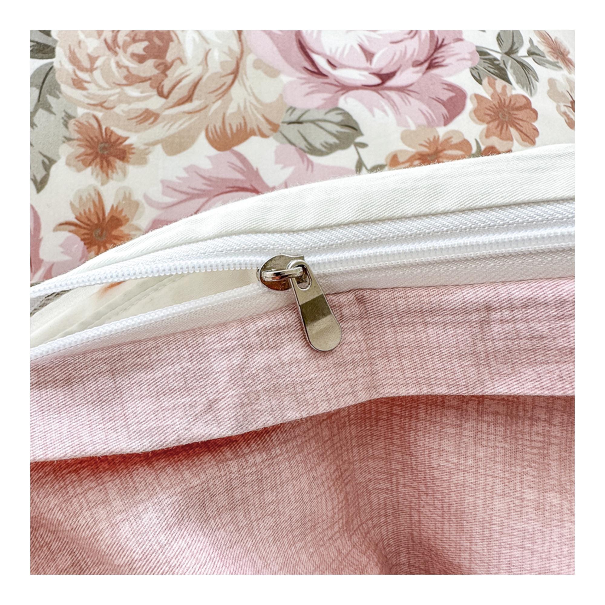 Vintage Romantic Rose Lace Cotton Duvet Cover