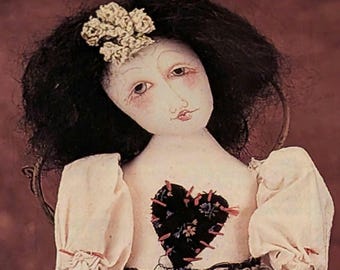 Wzór na lalkę anioła Sleepythyme w stylu vintage: lalka muślinowa 14" (do pobrania w formacie PDF)