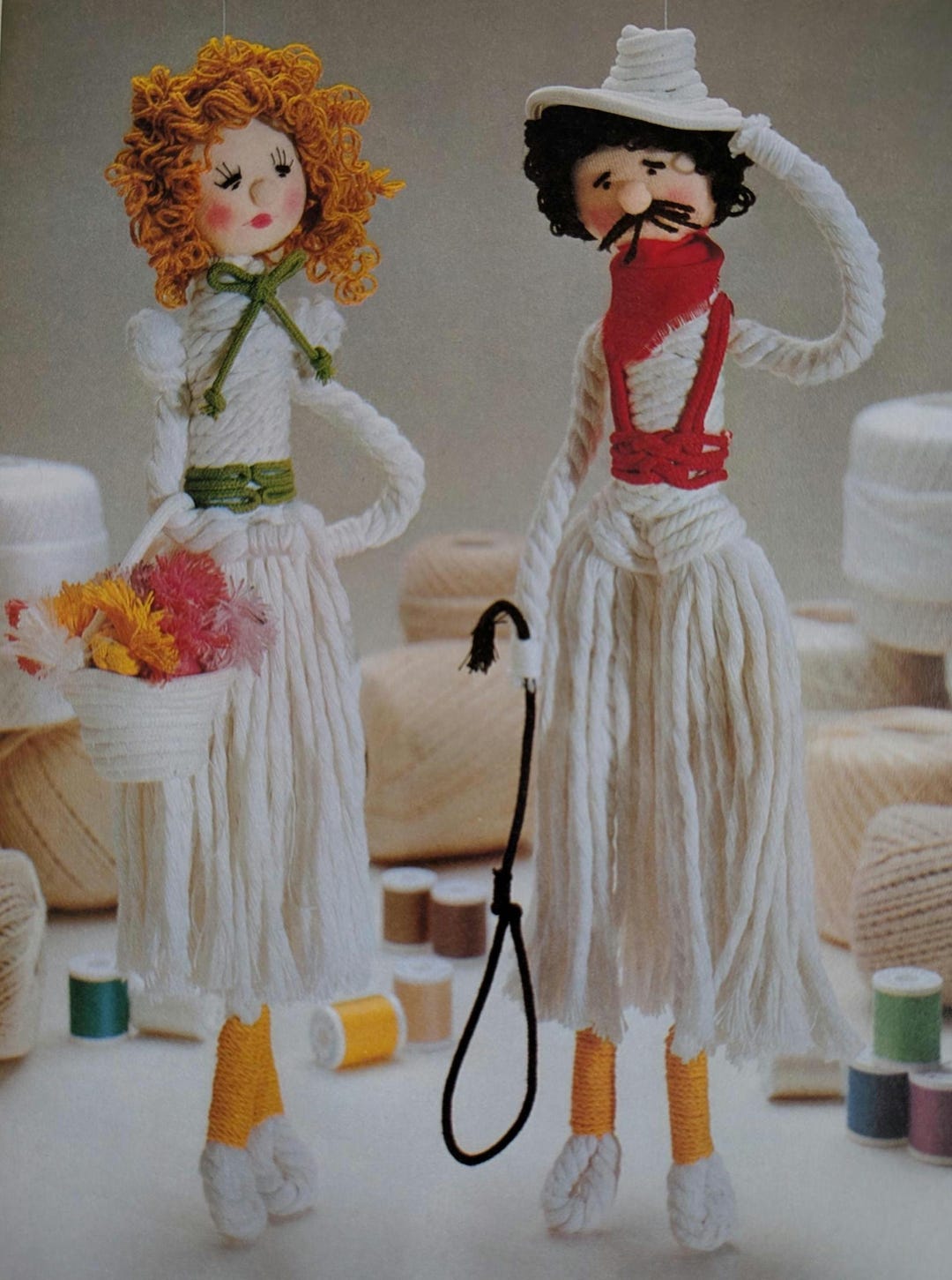 Vintage 1995 String Dolls Pattern (PDF Download) - Etsy