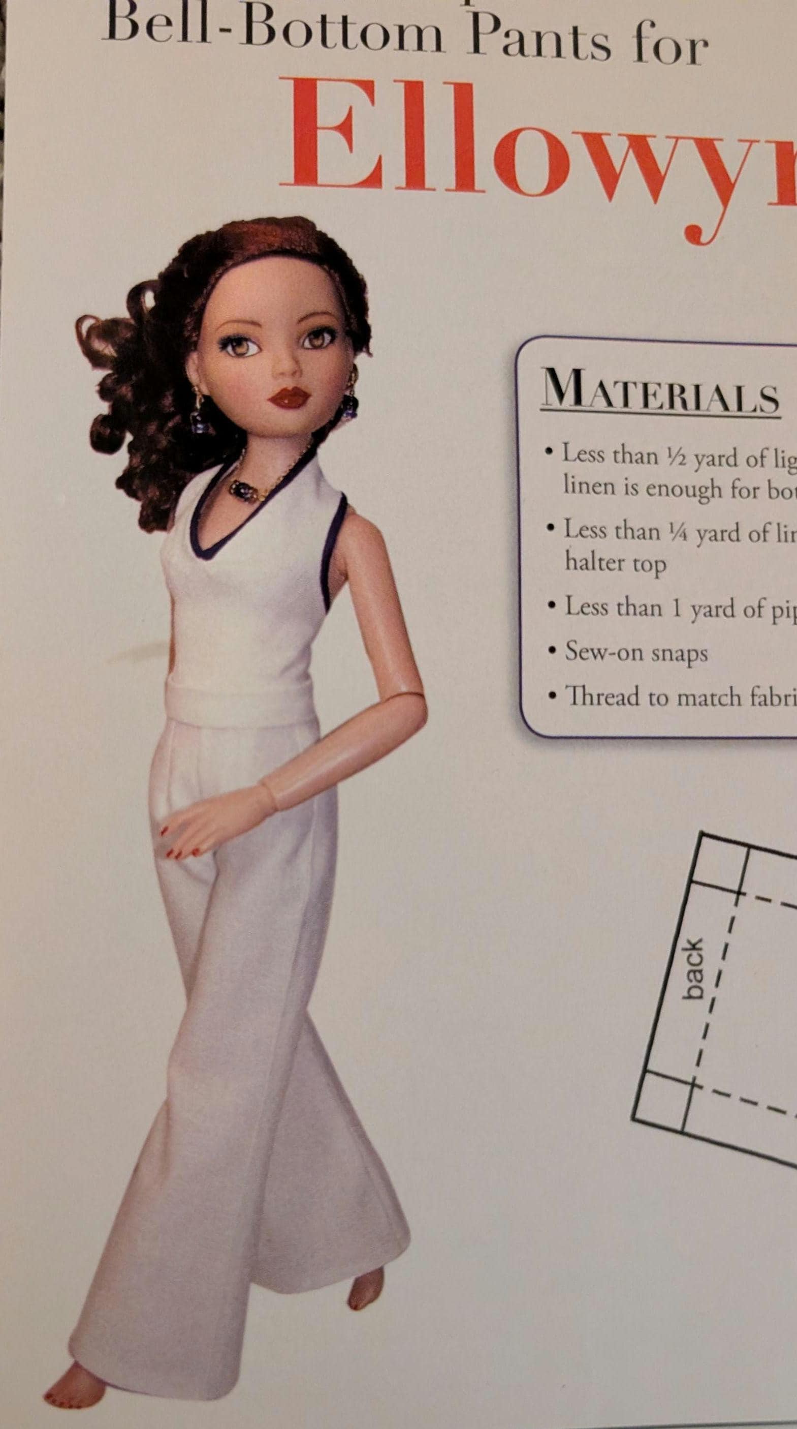 Cartamodello Moda Originale Per Bambola Ellowyne Wilde - MHD Designs