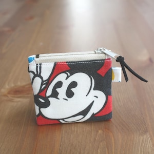 Handgemachte Mini-Speisetasche: Vintage Mickey Snoopy Bettwäsche