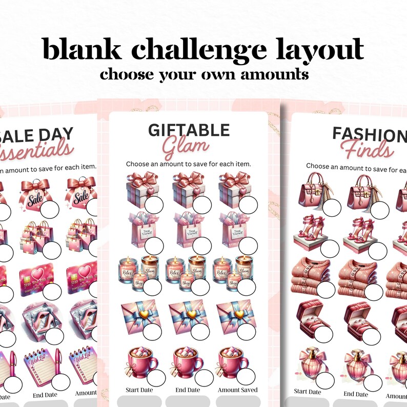 Printable Savings Challenge Bundle: A5/A6 Budget Binder Inserts (PDF ...