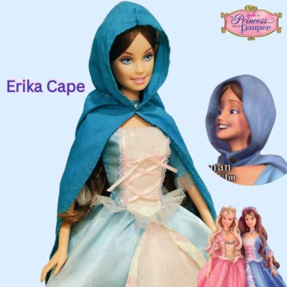 Princess and the Pauper Erika Anneliese Movie Accurate Doll Cape Clothing Etsy Canada
