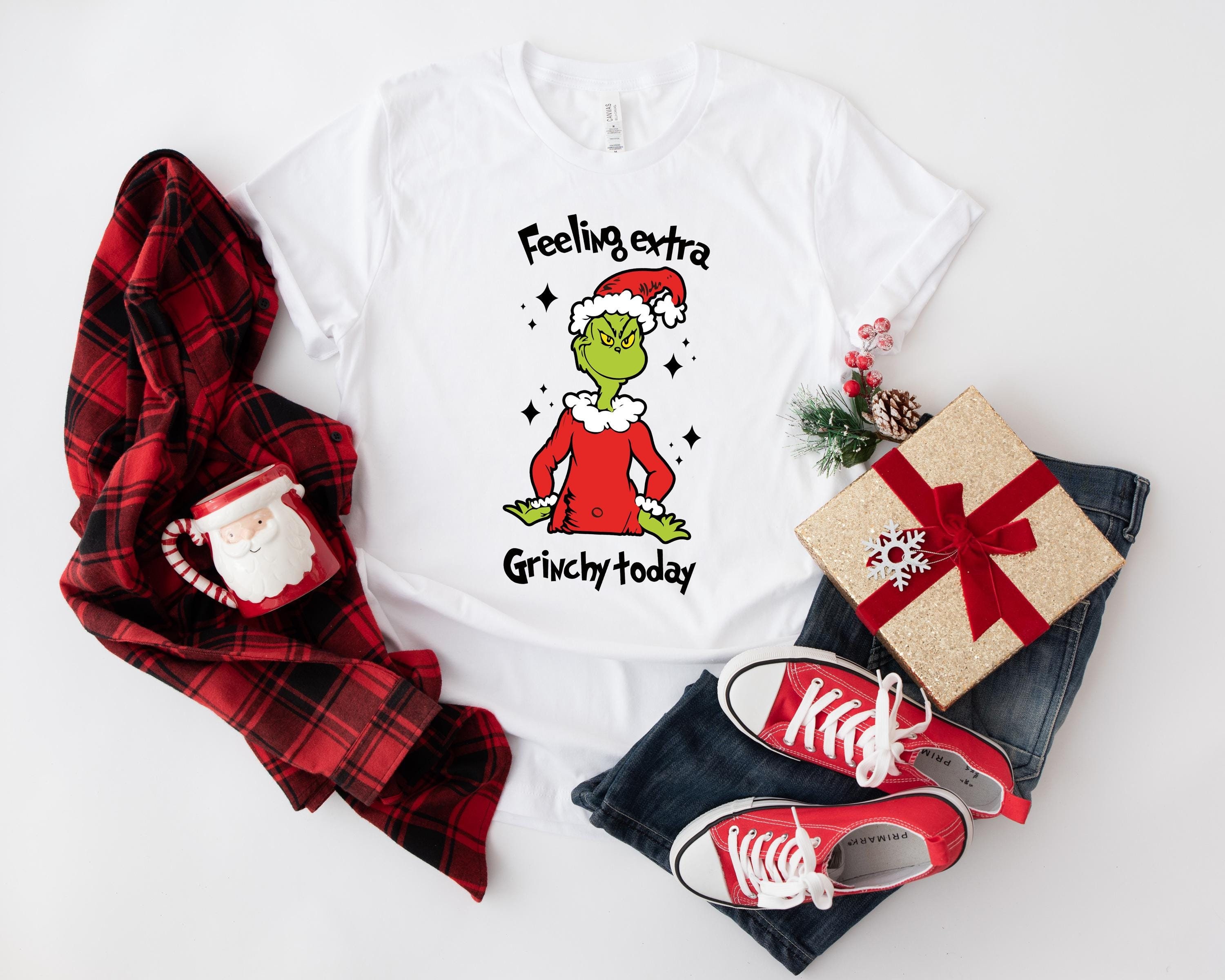 Feeling Extra Grinchy Kids Top Feeling Extra Grinchy Kids Top