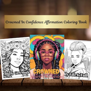 Affirmation Coloring Pages for Teen Girls | Uplifting and Positive Quotes | Digital Download for Self-Love, Motivation and Empowerment