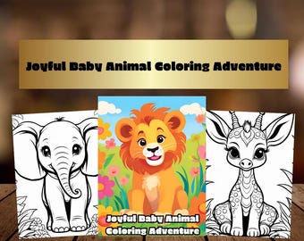 Baby Animal Coloring Pages | Printable Designs for Kids & Adults (PDF)