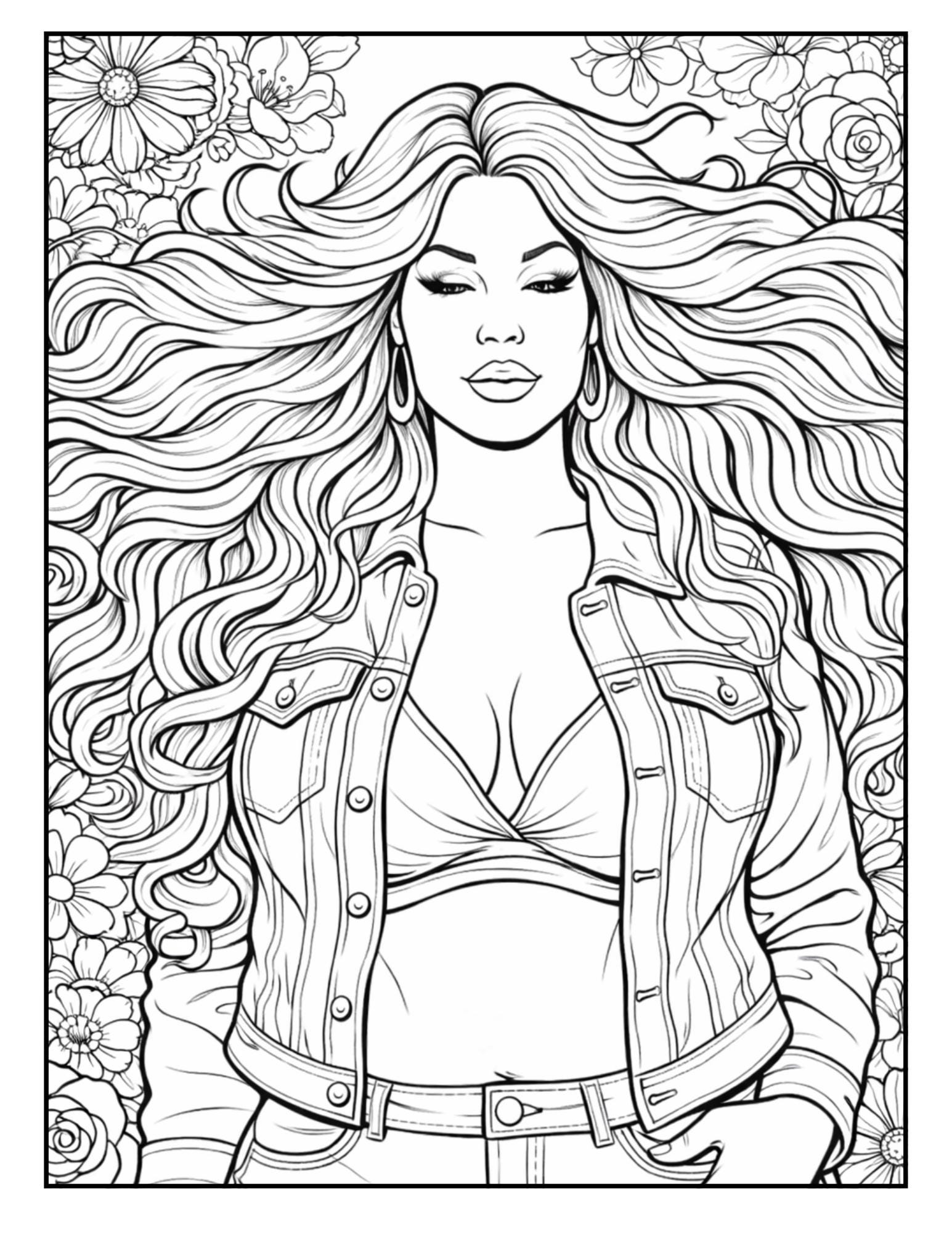 Curvy Women Coloring Book: Body Positivity Art (digital Download) - Etsy