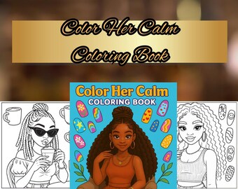 Ein Self-Care-Malbuch für Schwarze Frauen | Achtsame Seiten für Entspannung, Vertrauen & Innere Ruhe