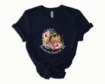 You Are My Favorite Bae Shirt , Little Girls & Flowers Tee,  Cute Fall Outfit , Friendship Shirt, Flowers Shirt, Mothers Day Gift