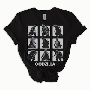 Godzilla Shirt, Godzilla Graphic t shirt, Godzilla Moods Box Up Funny T-Shirt , Gildan Oversized unisex , Retro Design, Unique Fan Art