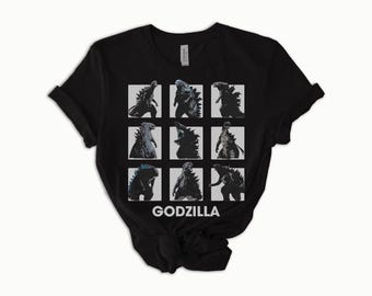 Godzilla Shirt, Godzilla Graphic t shirt, Godzilla Moods Box Up Funny T-Shirt , Gildan Oversized unisex , Retro Design, Unique Fan Art