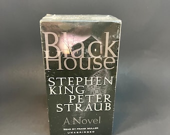 Unopened Black House Audiobook Cassette by Stephen King & Peter Straub - Rare Collectible