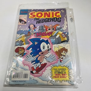 Vintage 1995 Sonic the Hedgehog Comic #26 by Archie Comics – Collector’s Edition, Hydro-Sonic Adventure