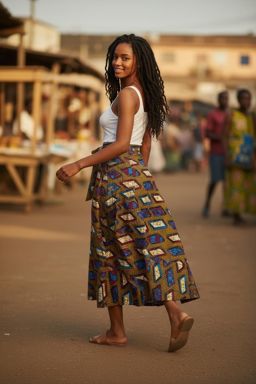 African Wrap Skirts - Etsy