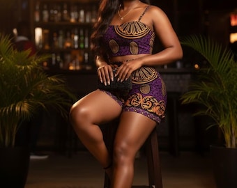Ankara Women’s African Print Shorts