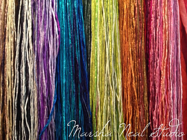 Hand Dyed Silk Ribbon Silk Cord DIY Craft Jewelry Etsy