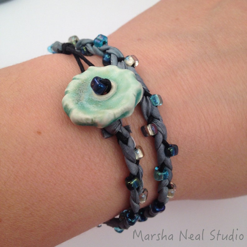 DIY Silk Wrap Bracelet or Silk Cord Kit DIY Bracelet DIY Craft Etsy