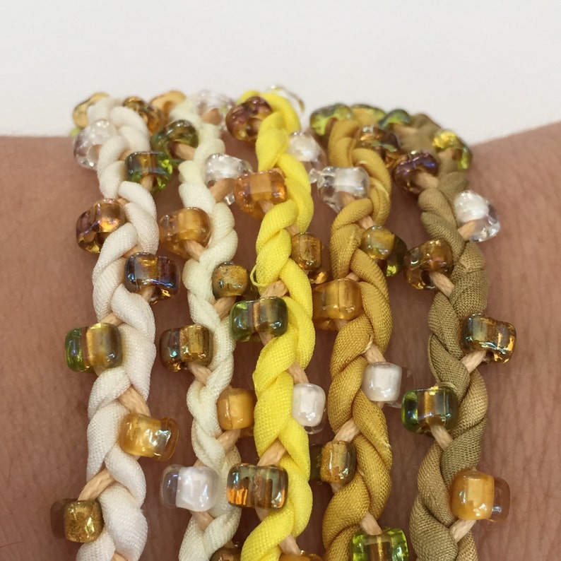 DIY Silk Wrap Bracelet or Silk Cord Kit DIY Bracelet DIY Craft Etsy