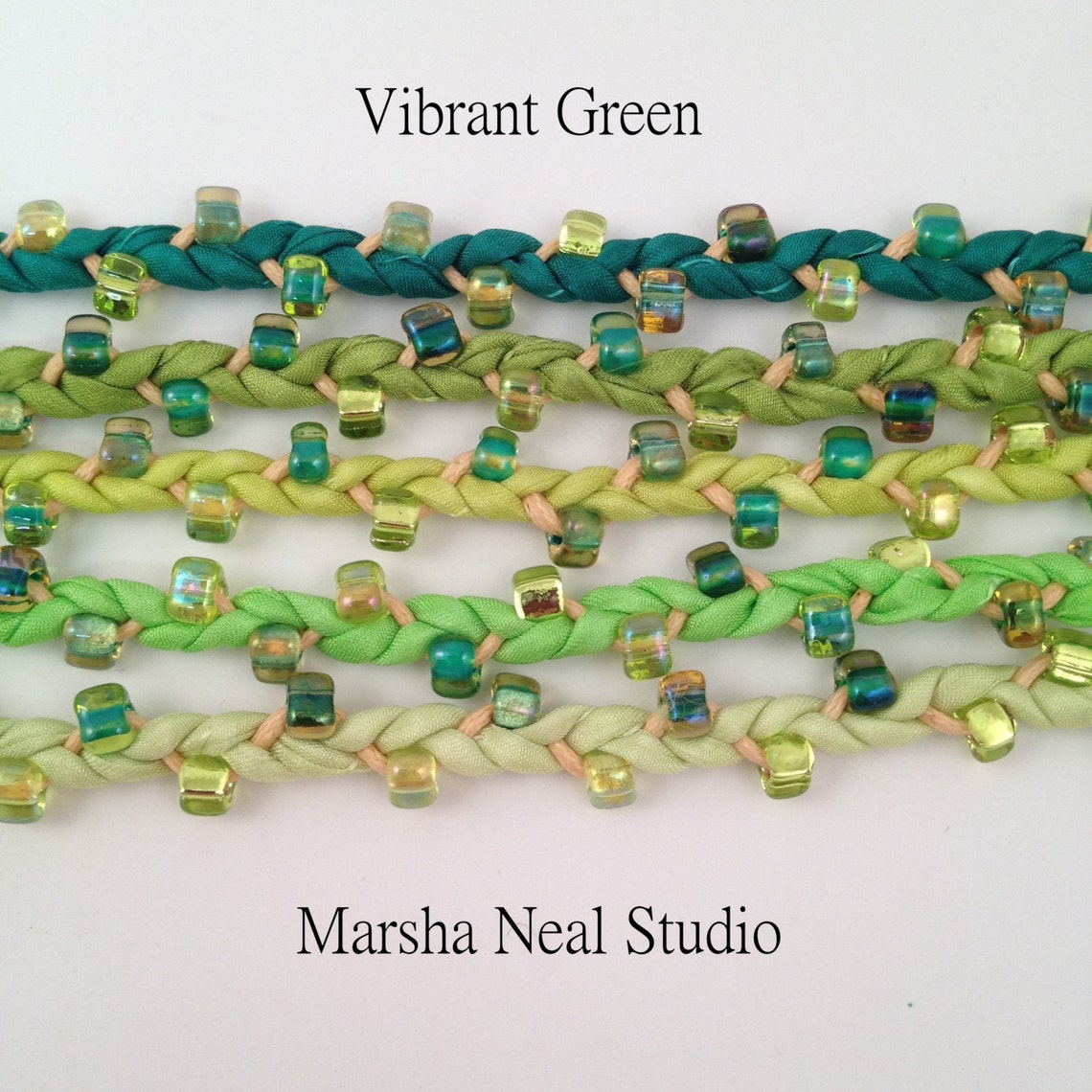 DIY Silk Wrap Bracelet or Silk Cord Kit DIY Craft Kit You Make Etsy