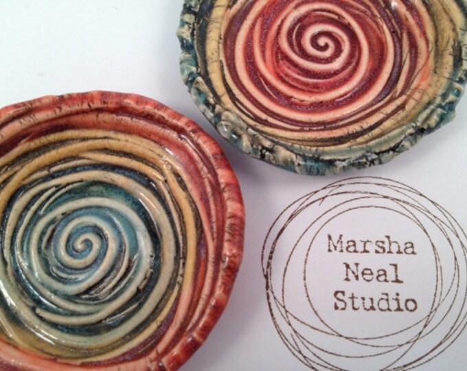 Ceramic Ring Bowl Handmade Wedding Favor Trinket Holder Tea Etsy