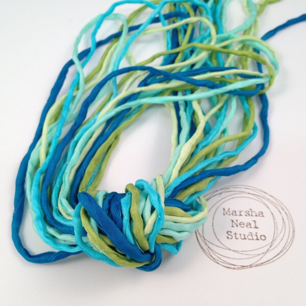 Silk Ribbon Necklace Etsy