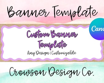 Plantilla de pancarta de cumpleaños personalizada / Decoración para fiestas temáticas (Descarga digital)