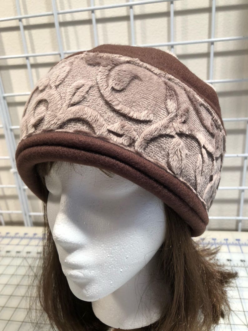 Adult Minky Fleece PILLBOX Hat Women's Winter Fleece Hat Etsy