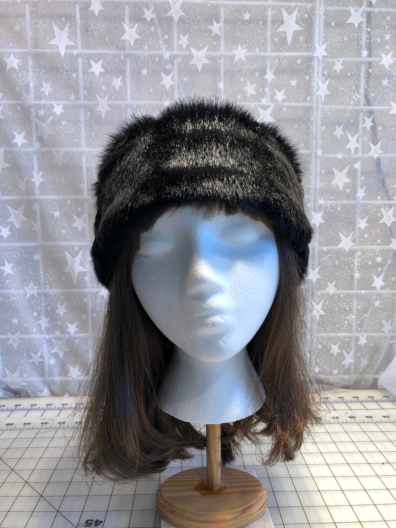 fur headpiece