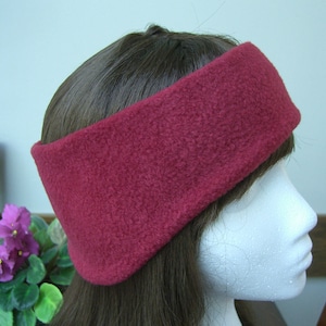 Fleece HEADBAND, Available in most color, Women, Men, Teen,  headband with earflaps, earwarmer, headwrap