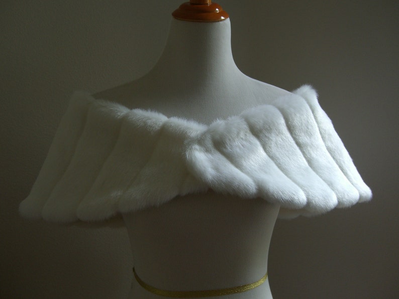 faux mink shawl