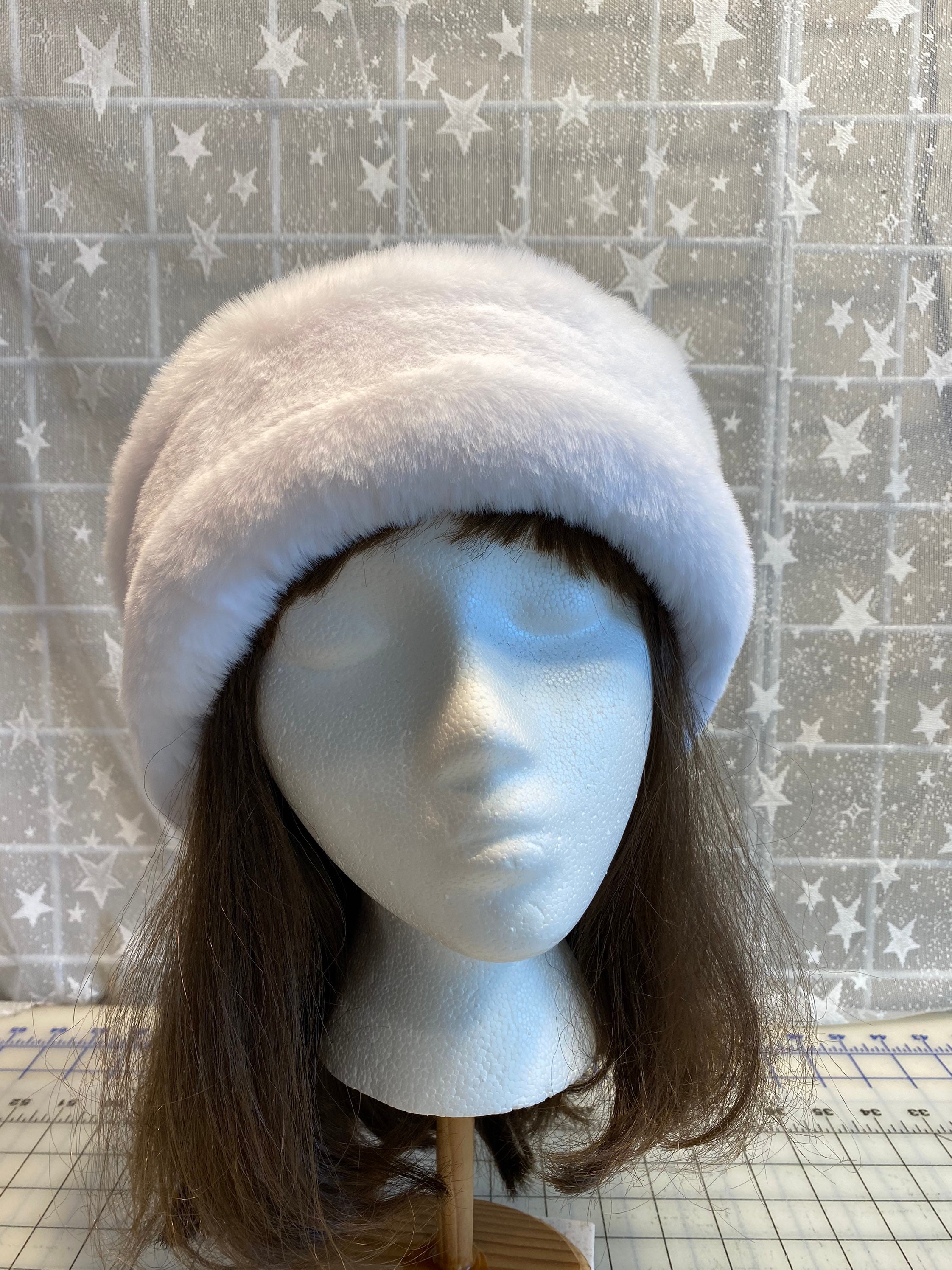 snow fur hat